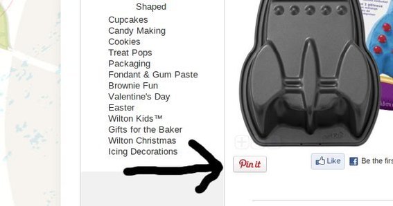 Michael's has placed simple-to-use “Pin It” buttons on its product detail pages.