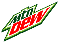 Mountain Dew logo.