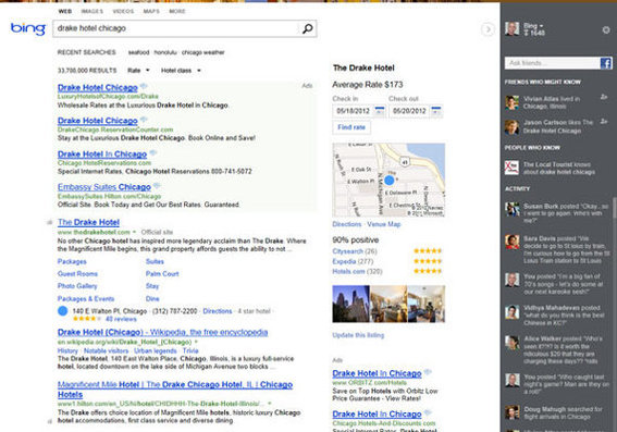 The new Bing will have three columns, according to Microsoft.