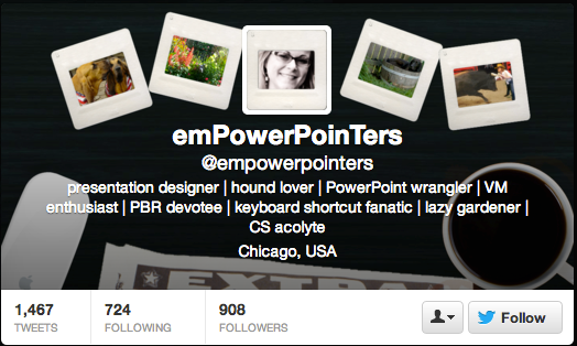 Empower Pointers blends the header and background images.