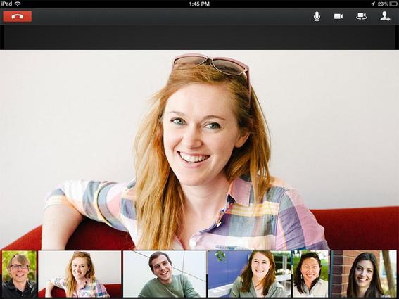 Hangouts enable face-to-face interaction with customers.