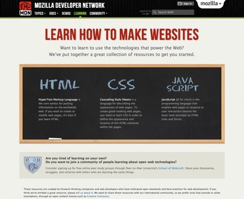 Learn How to Make Websites.