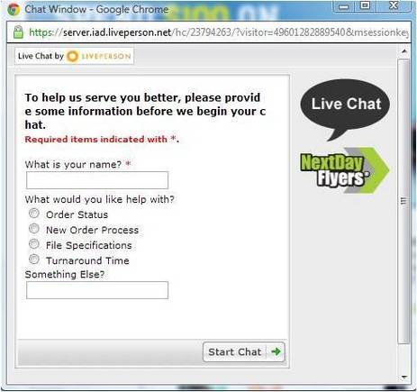 Live chat can give you insight into what your customers are thinking.
