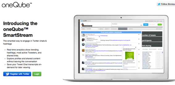 oneQube SmartStream is a free Twitter chat tool.
