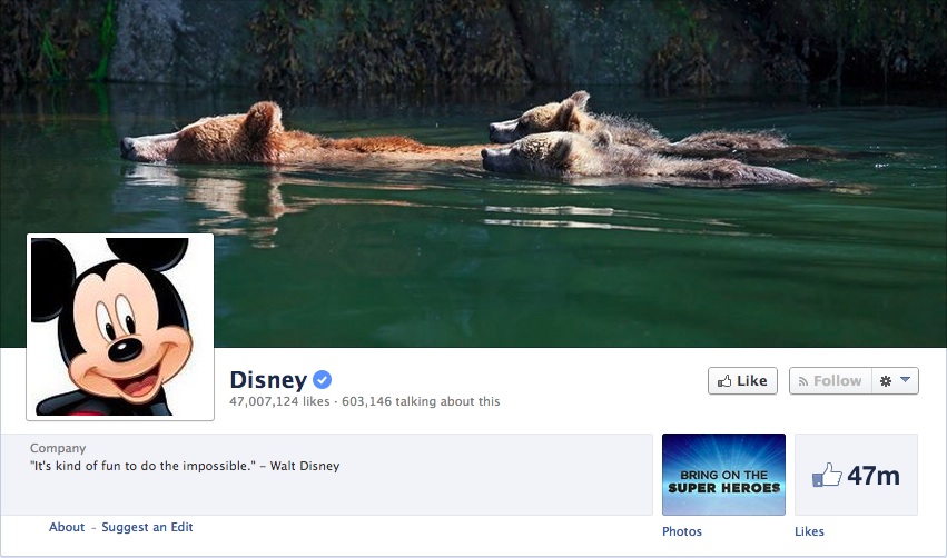 Disney Facebook