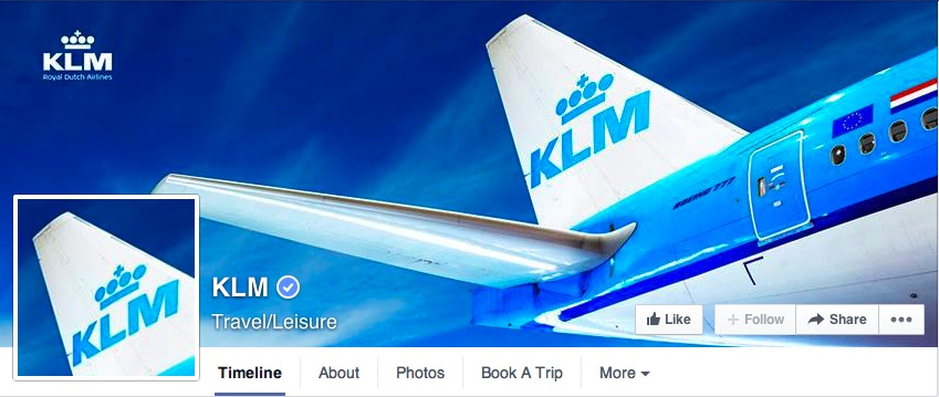 KLM Facebook
