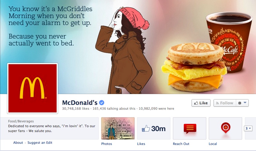 McDonald's Facebook