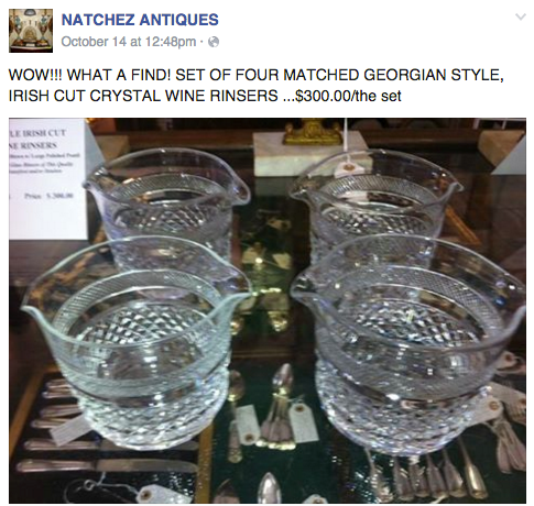 Antique store uses Facebook page posts to drive in-store traffic.