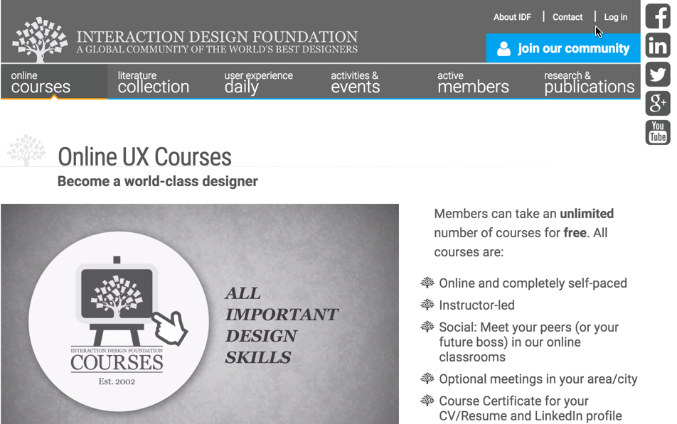 Interaction Design Foundation: Design + User Experience.